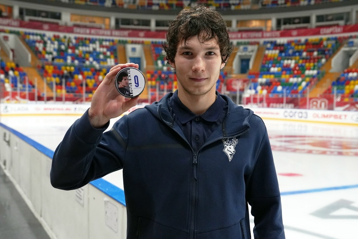 Сергей Скворцов – первый игрок 2009 года рождения, ставший автором гола в КХЛ
