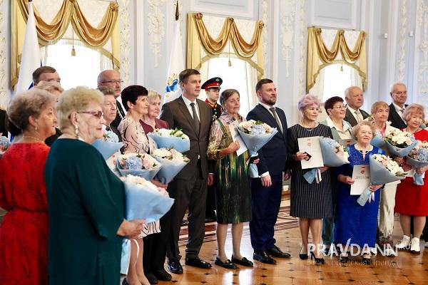 Вручение знаков и дипломов «Заслуженный ветеран Нижегородской области»