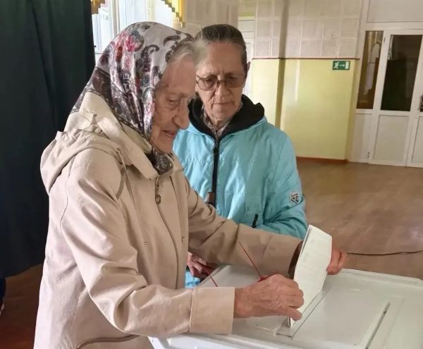 103-летняя нижегородка проголосовала на выборах в Володарском округе