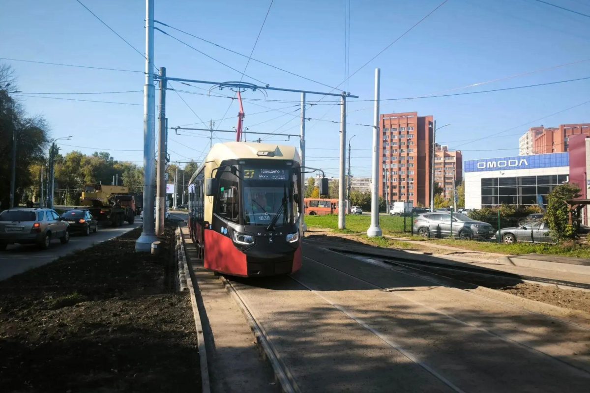 Движение трамваев на двух участках в Нижнем Новгороде возобновится с 18 сентября