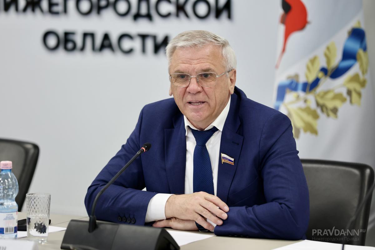 Евгений Люлин вновь возглавил Законодательное собрание Нижегородской области