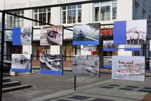 Уличная фотовыставка «На гребне волны.100 лет истории нижегородского гребного спорта»