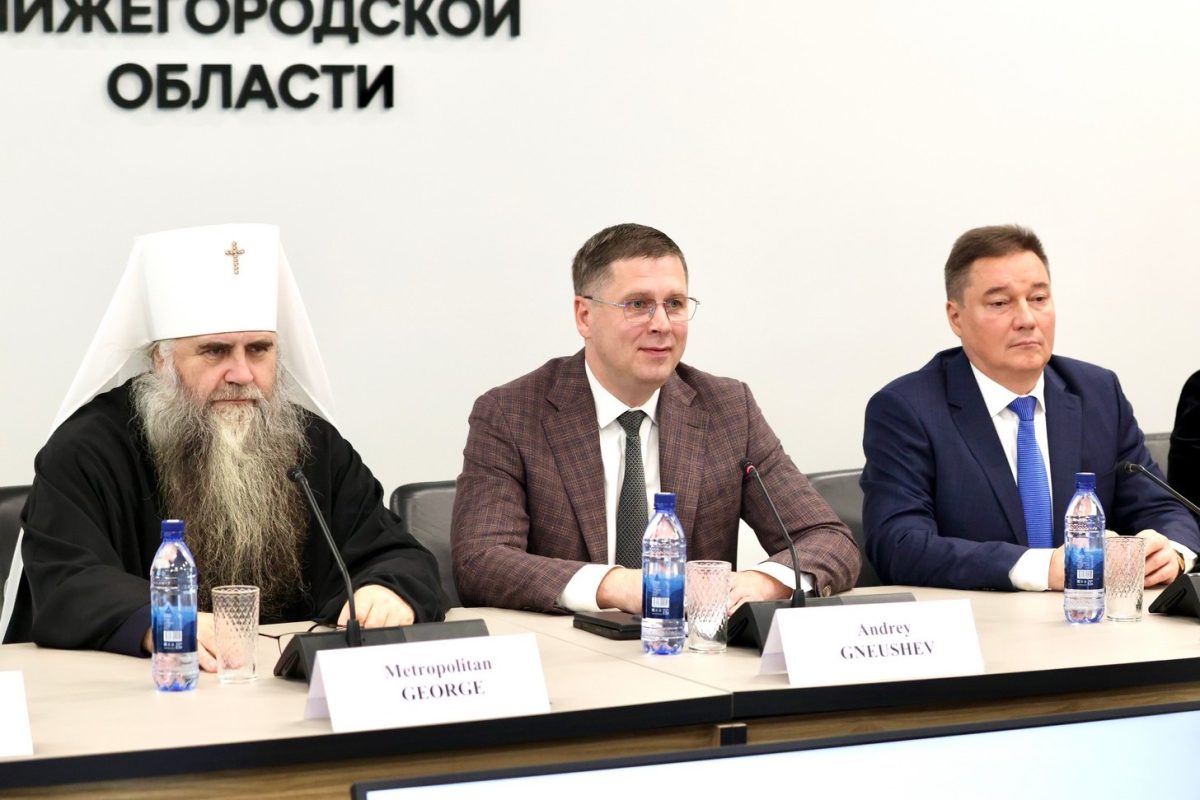 Андрей Гнеушев и архиепископ Джованни Д’Аниелло обсудили поддержку католической церкви в Нижегородской области