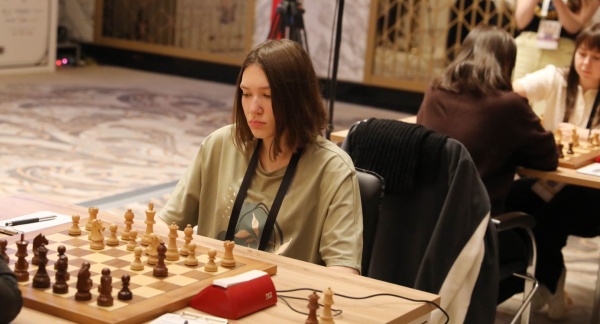 Екатерина Гольцева закрепилась на третьей позиции на шахматном Суперфинале