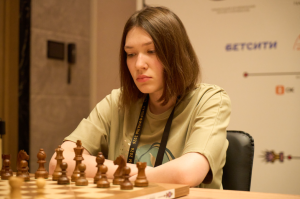 Екатерина Гольцева сыграла вничью на шахматном Суперфинале