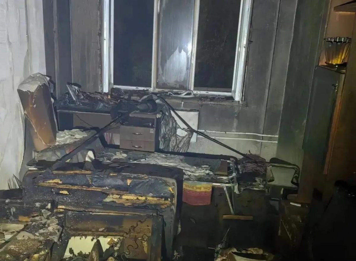 Мужчина погиб на пожаре в многоквартирном доме на&nbsp;Бору