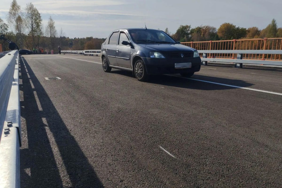 В Навашинском округе открыто движение по мосту через реку Тёшу на дороге Кулебаки — Валтово — Салавирь — Петров Мост