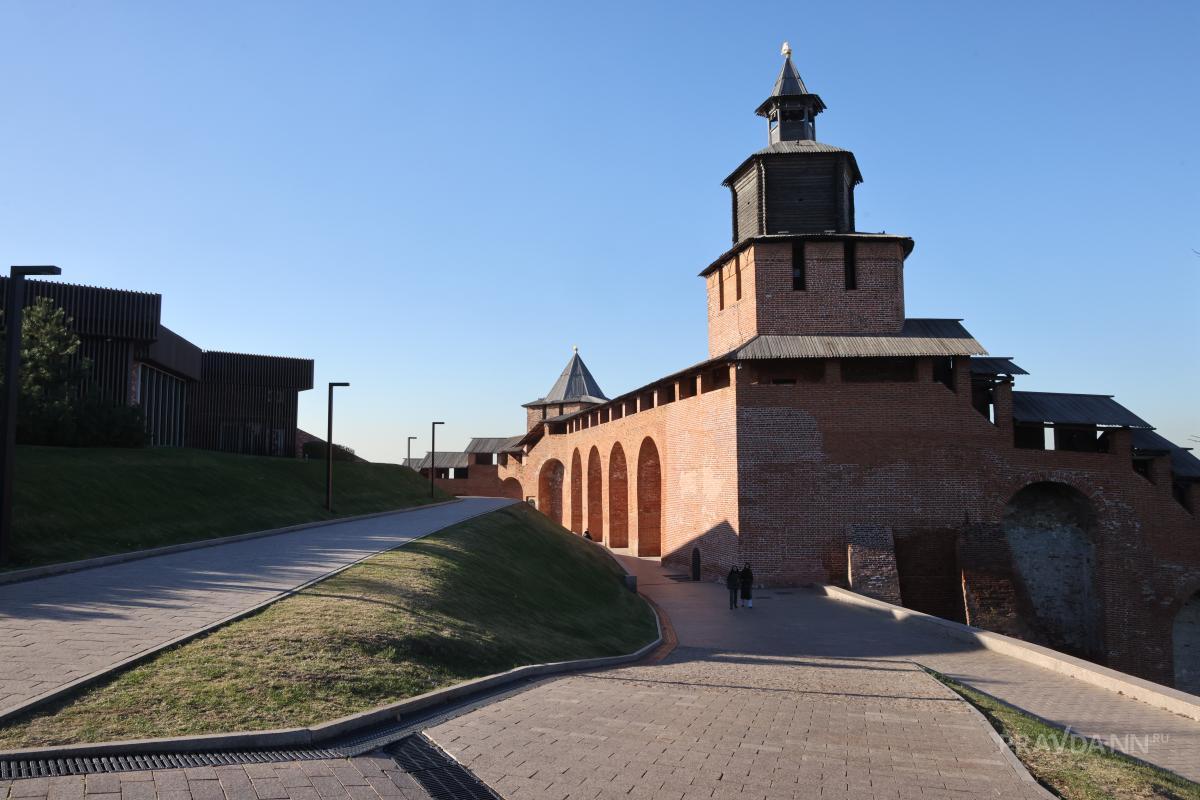 Круговой маршрут по стене Нижегородского кремля закроется с 5 ноября